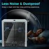 Metal and Tempered Glass Open Enclosure with Drag Chain and Fan for SV08 4