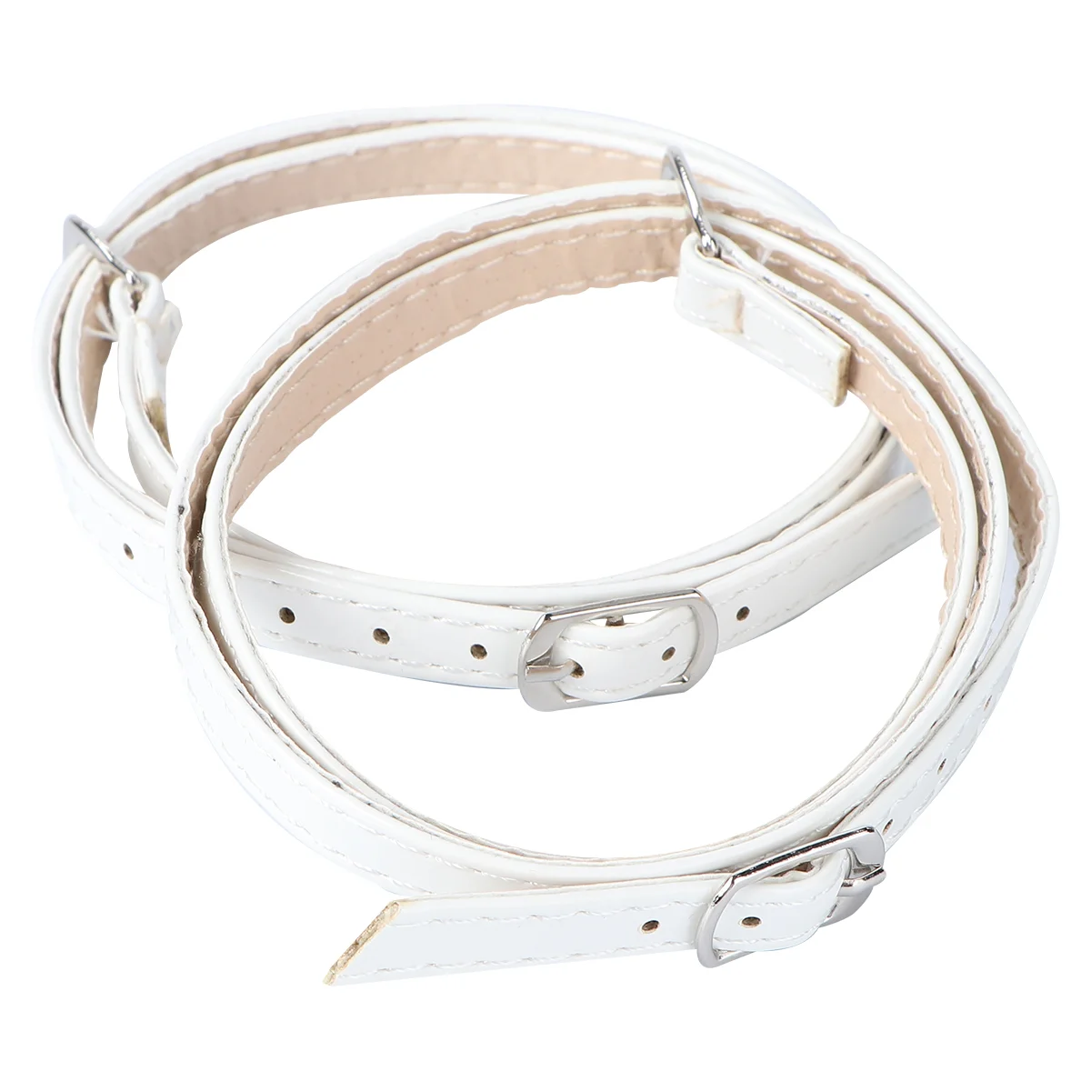 

Detachable Shoe Strap Belt Band Cross High Heel Straps White Laces Shoelace for