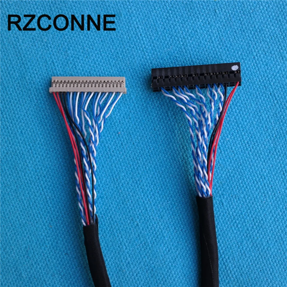14Pcs Universal LCD LED LVDS Cable For 12''-65'' Panel 20pin