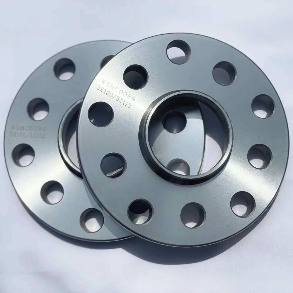 2pcs 10mm Wheel Spacers Adapters PCD 5x100/5x112 Center Bore 57.1mm for Hub Bearing Height Within 10mm