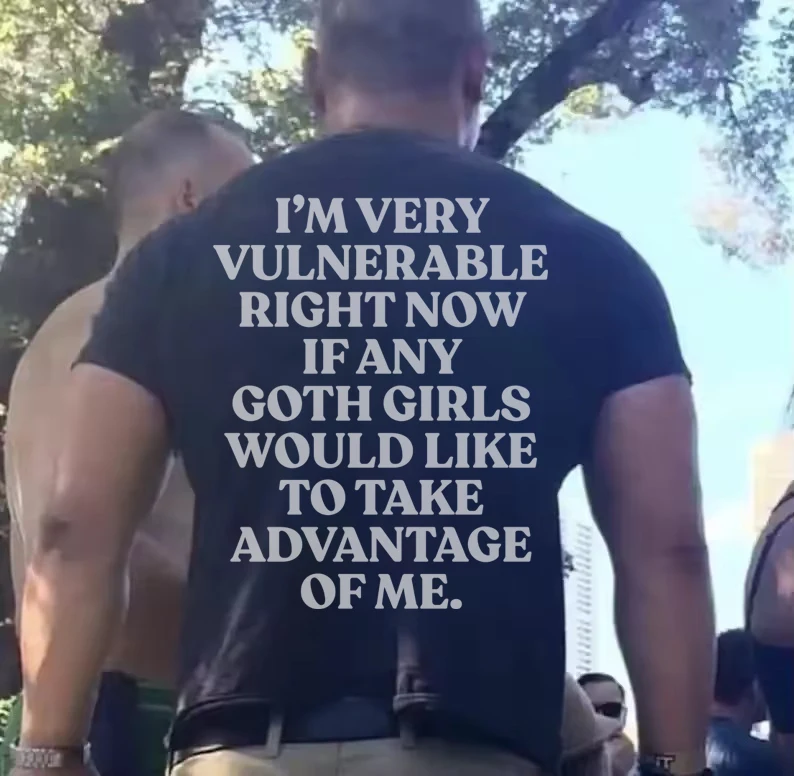 Gothic Aesthetic I'm Vulnerable T-Shirt