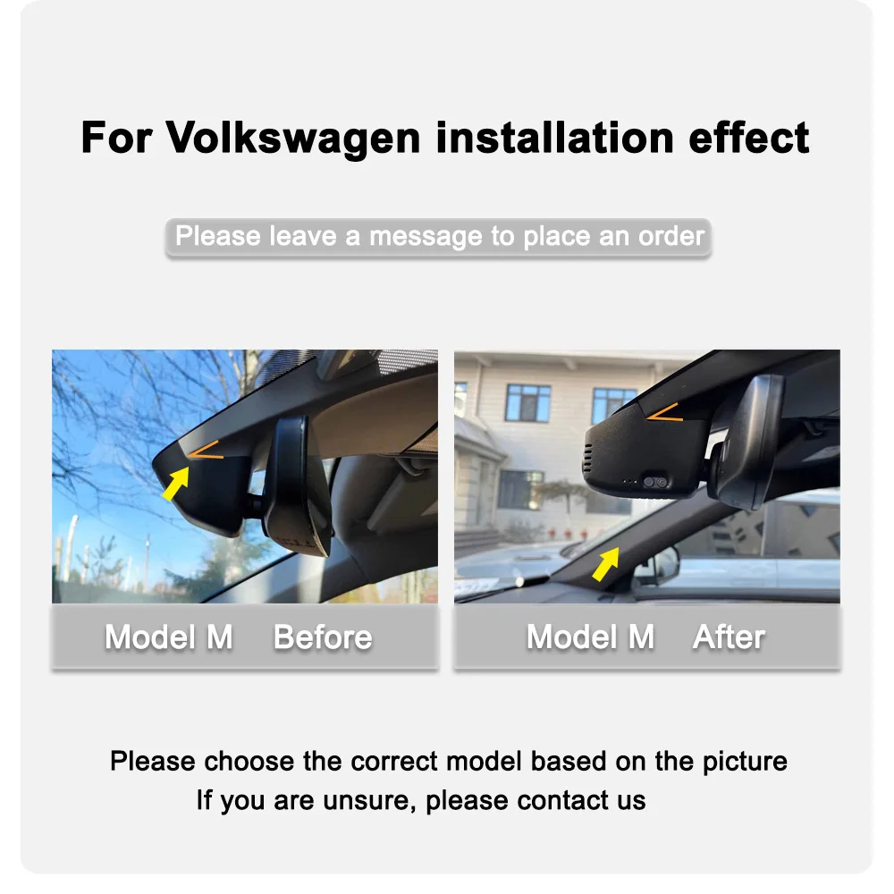 4K HD WiFi Car DVR Video Recorder Dash Cam For Volkswagen VW Tiguan mk2 Touran Tayron Passat B8 CC DashCam Devices Accessories