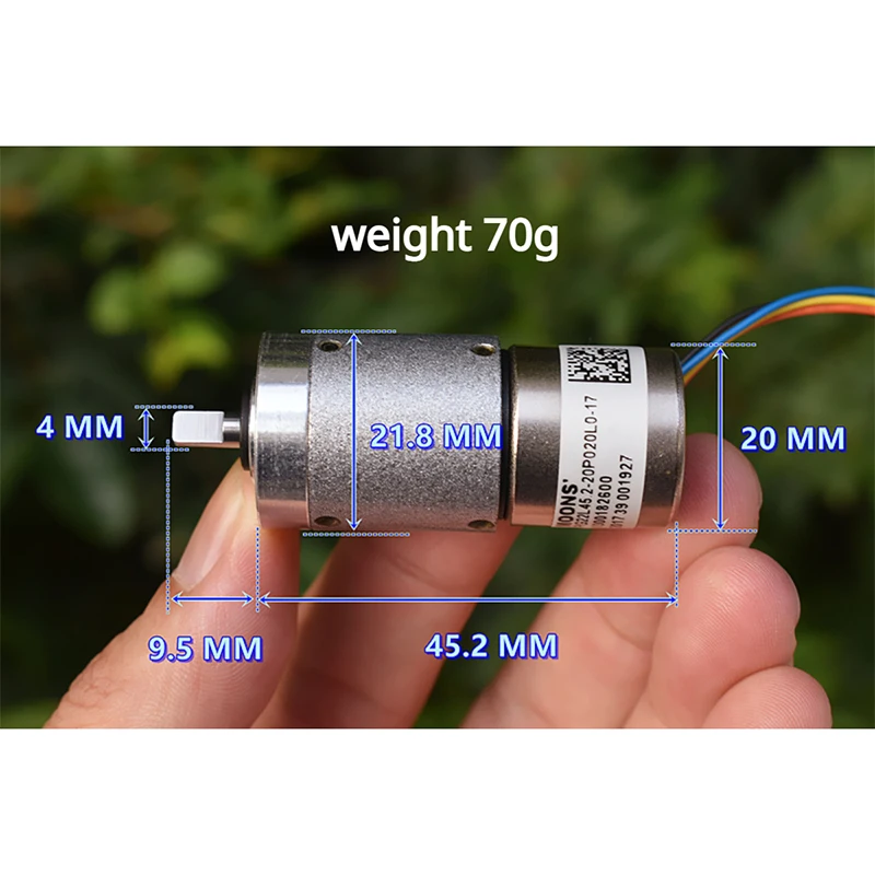 Full Metal Planetary Gearbox Stepper Motor, 2