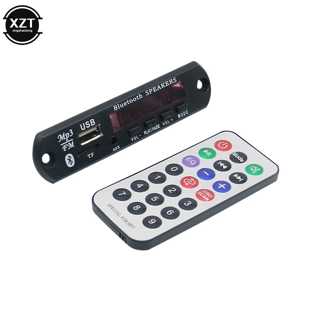 Car Bluetooth Audio Decoder Mp3 Decoder Board 5v 12v Bluetooth Module Amplifier Board Accessories