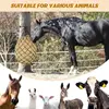 2 PCS Slow Feed Hay Net for Horse 2" Holes Hay Nets Strong Load-Bearing Hay Bag Hanging for Horse Stable Trailer 6