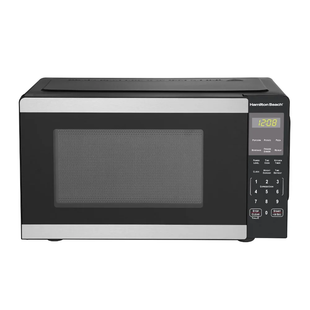 GE - 0.7 Cu. ft. Compact Microwave - Stainless Steel