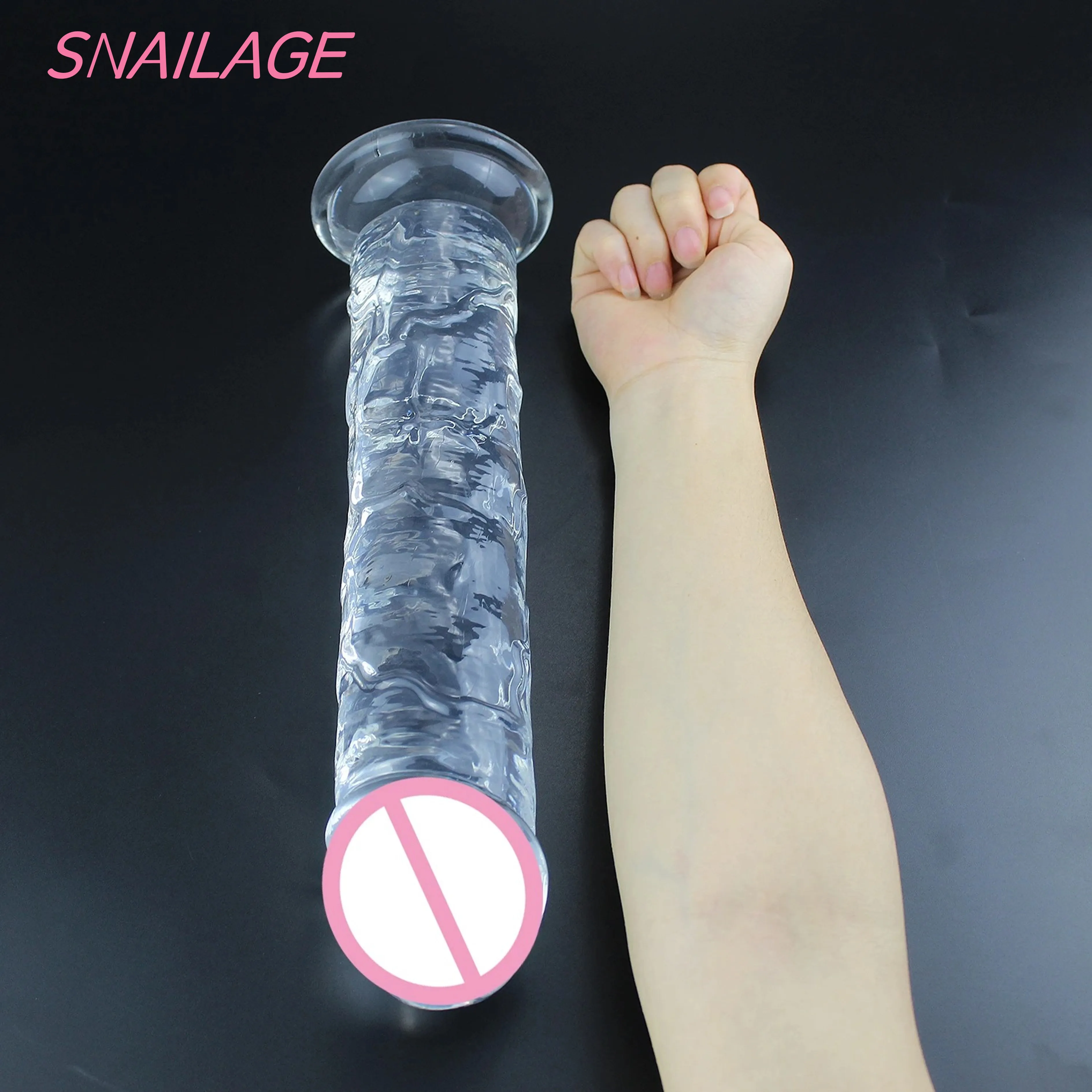 Sex Toys Women Erotic Anal Vaginal Masturbators 6 Sizes Realistic Jelly Dildo Penis Suction Cup