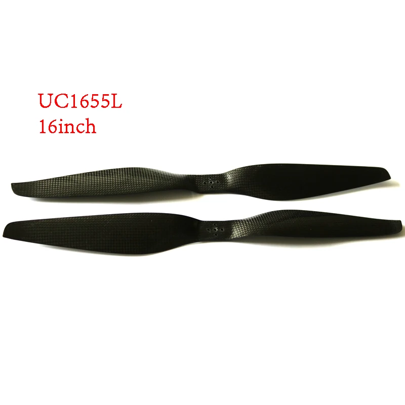 Eaglepower UC1655L 16-дюймовый Пропеллер из углеродного волокна CW & CCW 1 пара подходит для двигателя 4114