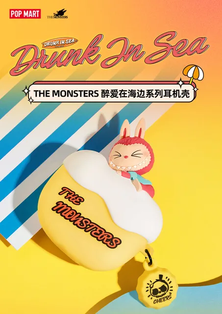 その他 POP MART MONSTERS LABUBU Earphone Case POP MART The Monsters LABUBU Originals - Brown Earphone Case