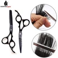 HT9153 Stainless Steel 6" in Hair Cutting Scissors Set Pet Hair Salons Barber teeth Shears Kit Hairdresser Grooming Snip Clipper 1