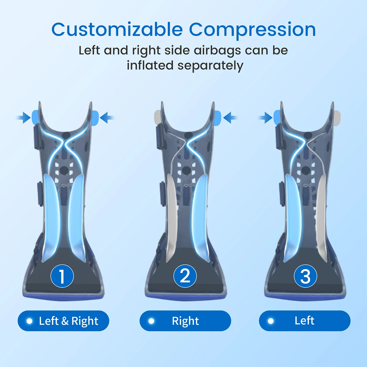 VELPEAU Air Walking Boot Inflatable for Broken Foot and Ankle Injuries Orthopaedic Walker Stabilizer Medical and Ultralight 4