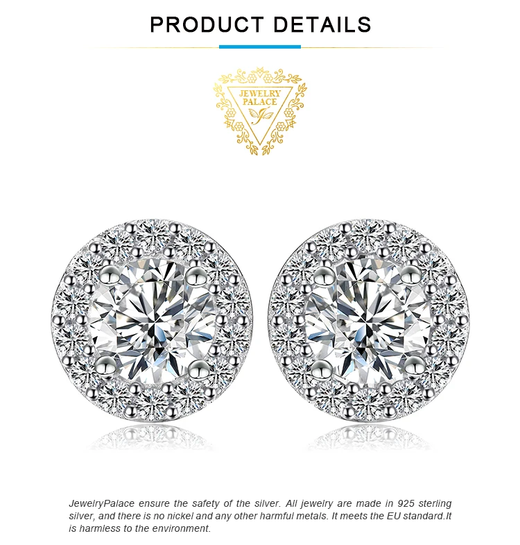 Earrings on model