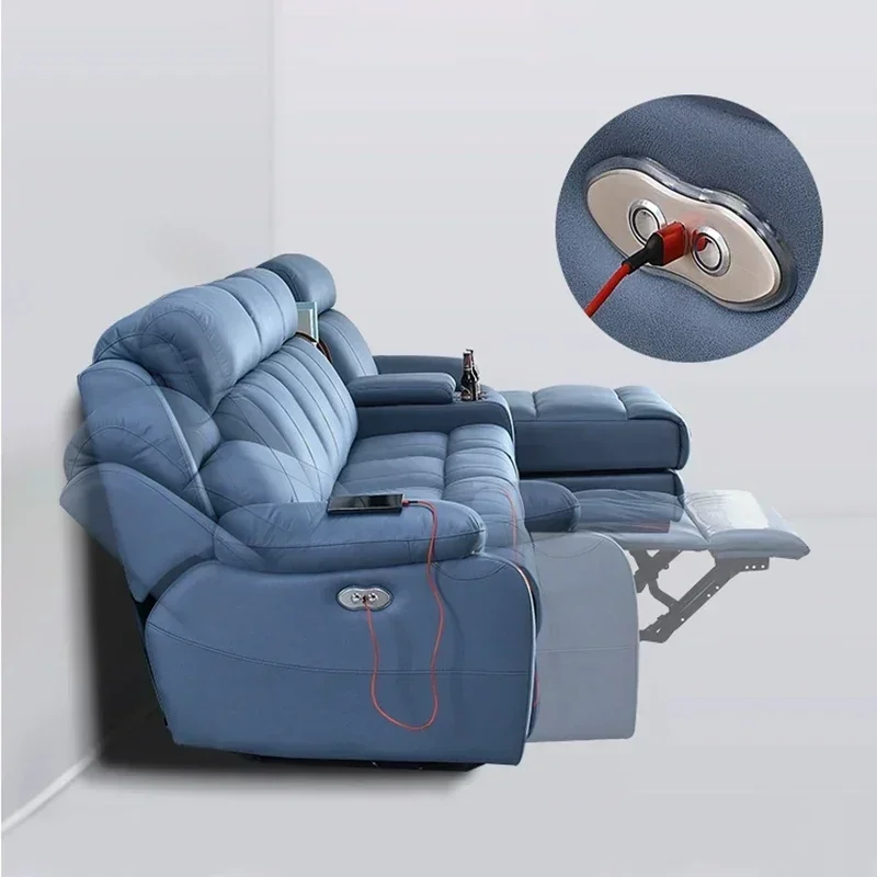 Divano Divano Componibile Poltrona Reclinabile Letto Lounge Divano Elettrico Moderno Convertibile Poltrona Relax Soggiorno Divano Set Mobili