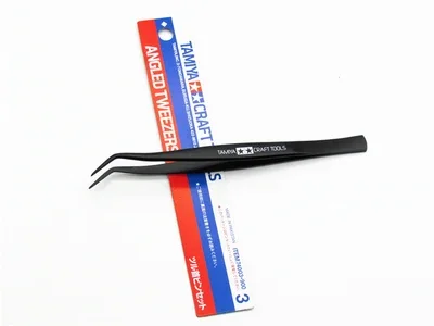Angle Straight Tweezers Model Kits Tool Hobby Craft Tools Model Making Tool Building DIY Tamiya 74003 74004