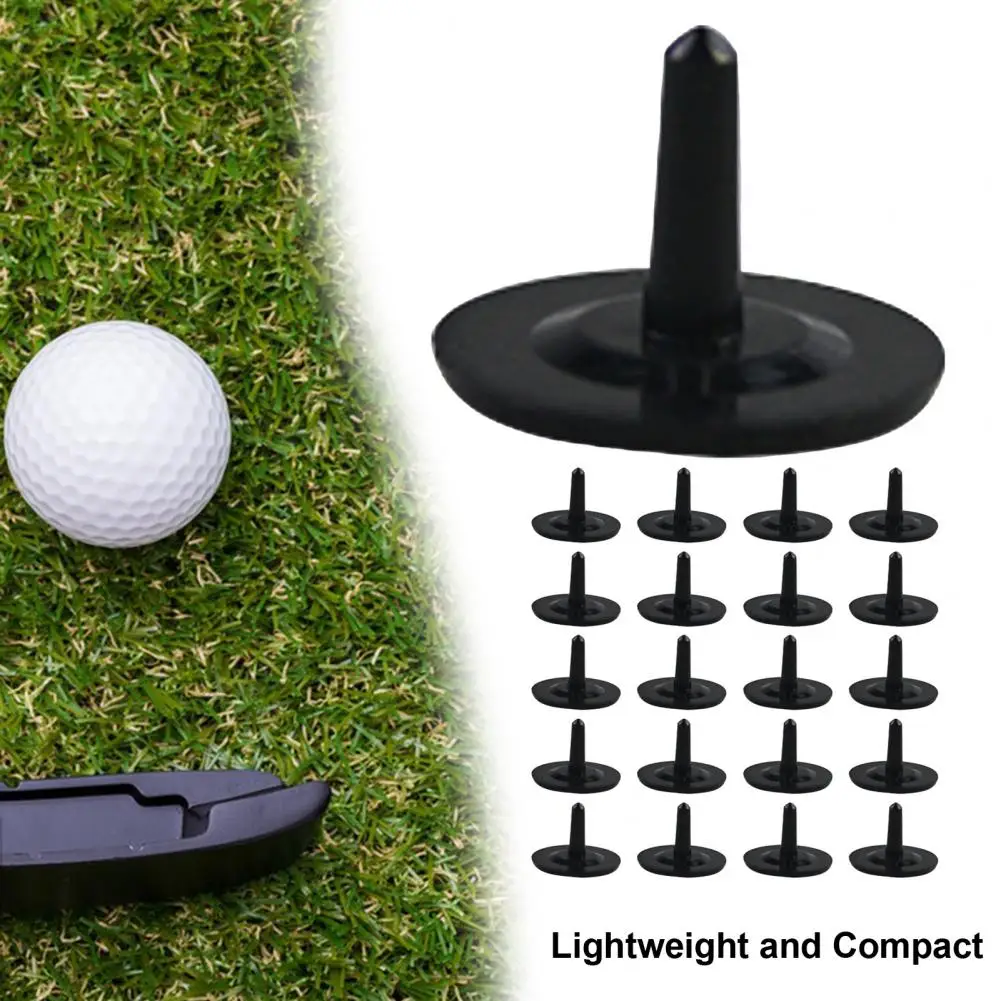 50 Pcs Golf Ball Marker Bulk Ball Position Markers Multicolor Plastic Flat Round Position Markers Lightweight Golf Accessory