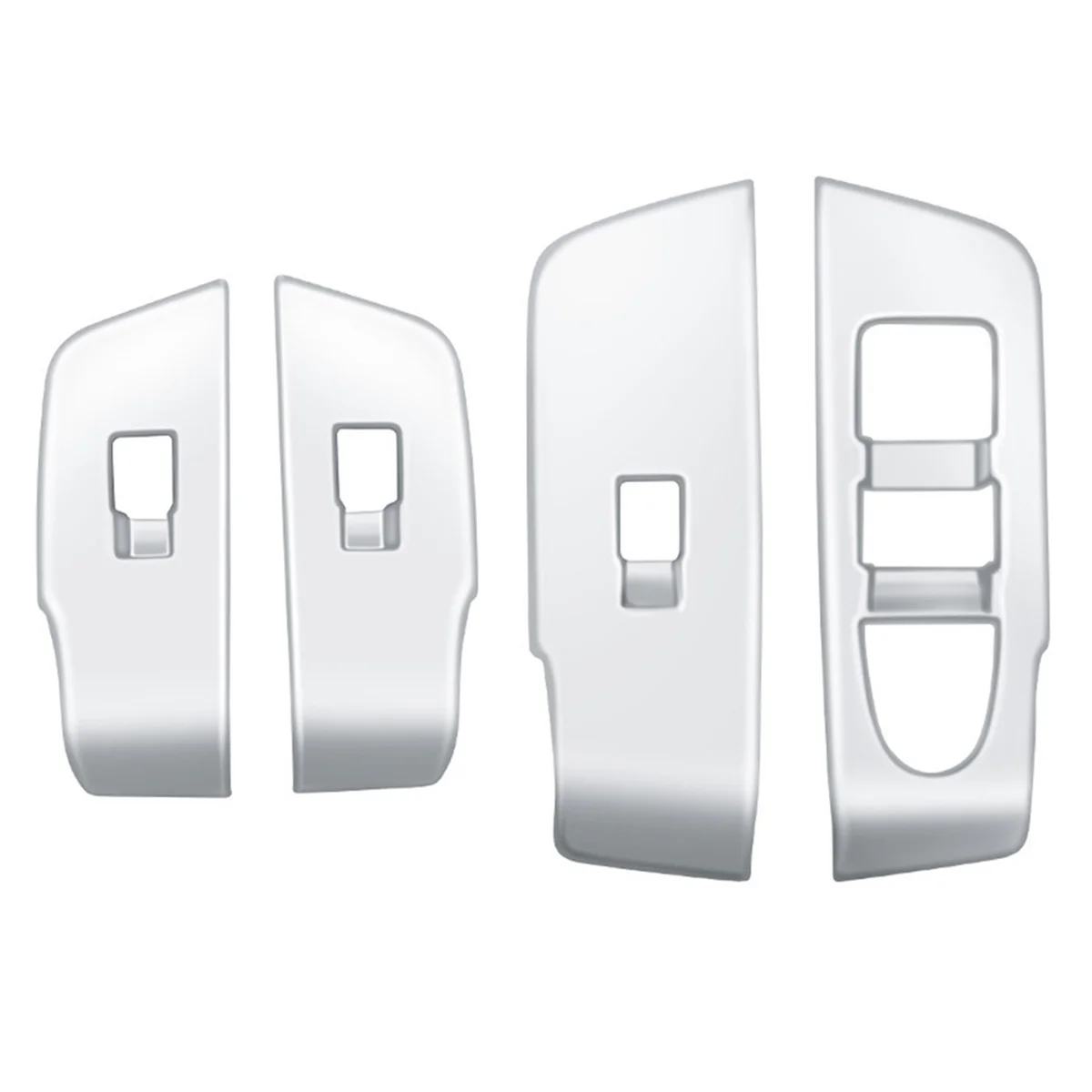 

RHD автомобильное Серебряное Стекло для стекла, кнопка подъема, крышка переключателя, отделка двери, панель подлокотника для Mazda CX-60 2022 2023