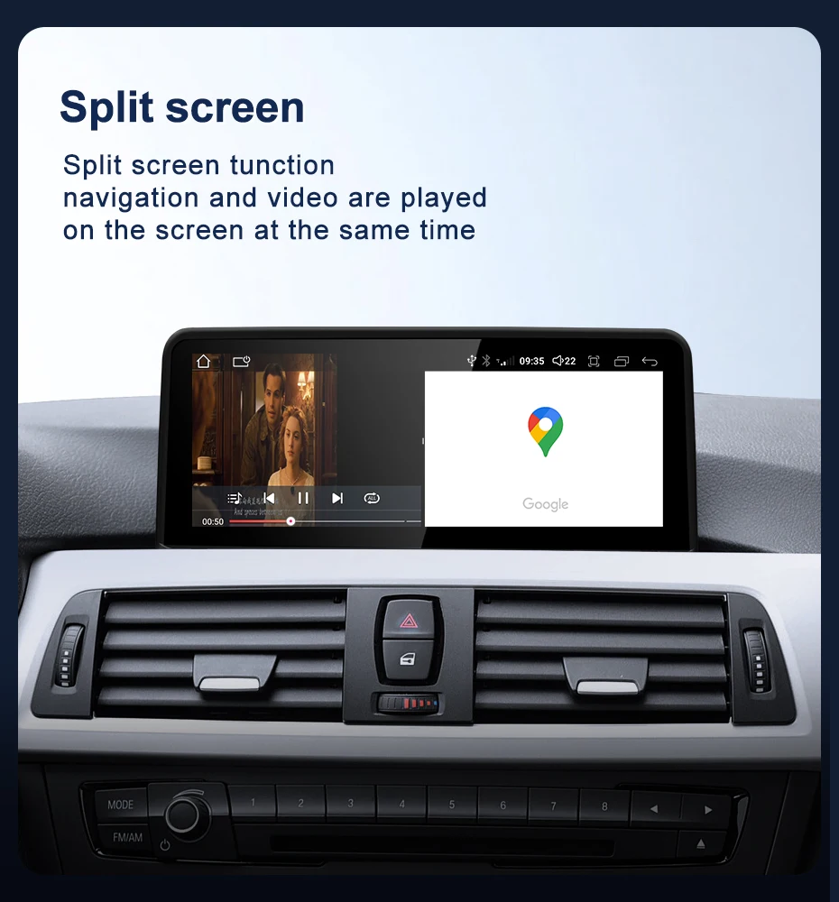 New ID6 ID7 ID8 UI Android System Wireless Carplay AUTO For BMW 1/3/4 Series F20