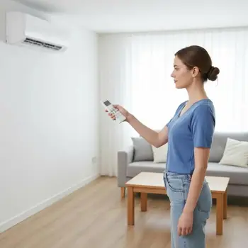 Alternative view of Home Appliance Supplies Air Conditioning Remote Controller LCD Remote Control for KKG7B-C1 Air Conditioner N58D