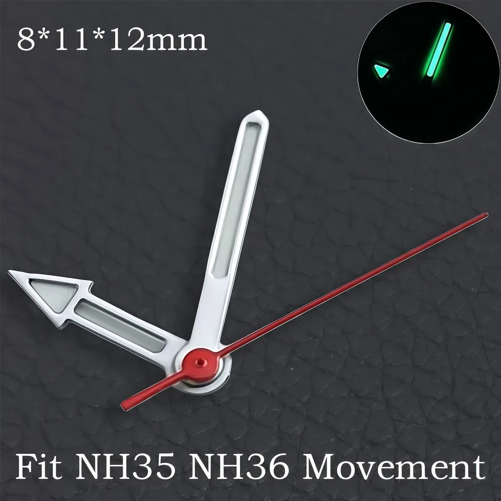 High Quality Green/Blue Super Luminous Watch Hands - Premium Watch Accessories Pointer