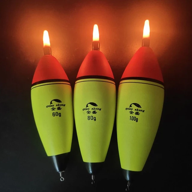 10g-50g EVA Luminous Plastic Fishing Night Float Electronic Light