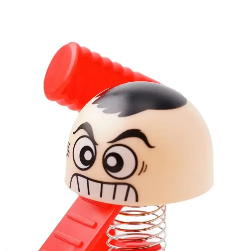 Mini Children's Head Knocking Villain Fighting Red Blue Attack And Defense Double Parent-child Finger Fighting Game Machine