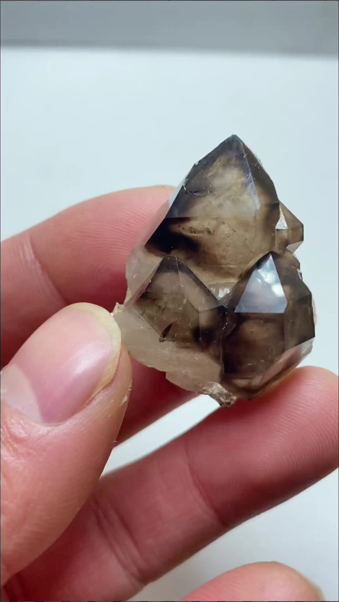 Натуральный замок из кристаллов Herkimer Diamond