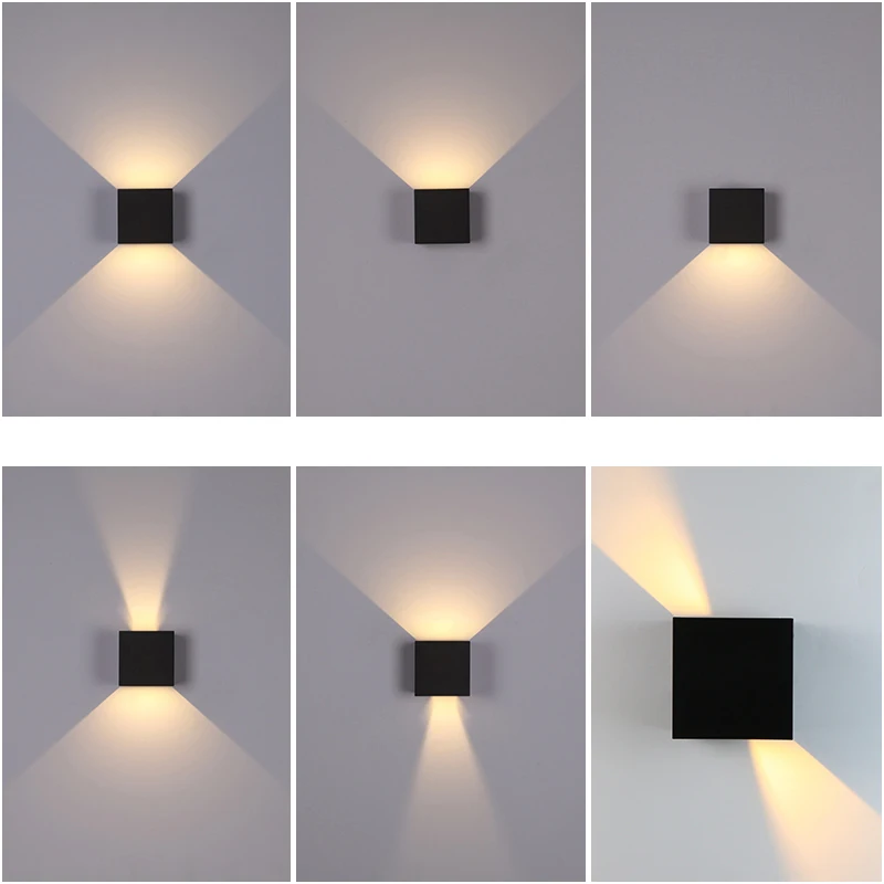 Led Wall Light With G9 Bulb Garden Wall Lamp IP65 Waterproof Light Fixture Indoor/Outdoor Lighting Decoration Aluminum AC220V 6