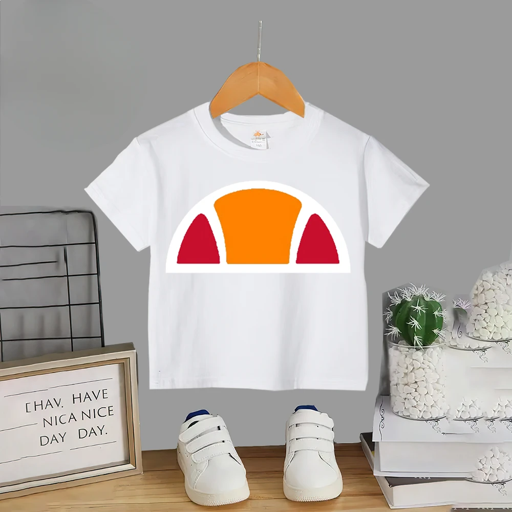 thumbnail image 1 of Ropa de verano para niños, camiseta de algodón estampada con patrón simple, camiseta para niños, niñas y adolescentes, camiseta 100 % algodón, 1 of 5