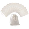150 Pieces Drawstring Cotton Bags Muslin Bags,Tea Brew Bags (4 X 3 Inches) 1