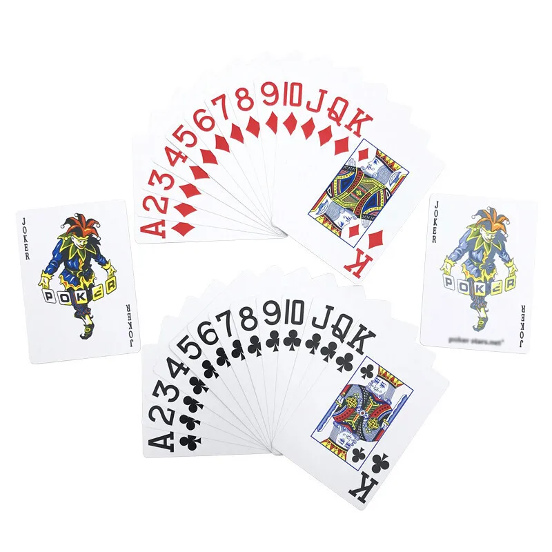 2 Pcs/Lots Texas Hold'em Baccarat Smooth Poker Set PVC Bridge Frosting Waterproof Playing Cards 63*88mm playing cards poker set