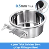 Hanging Water Dispenser Food Bowl Cage Mount for Dog Cat Pet Supplies Detachable Hanging Water Bowl Y5GB 2