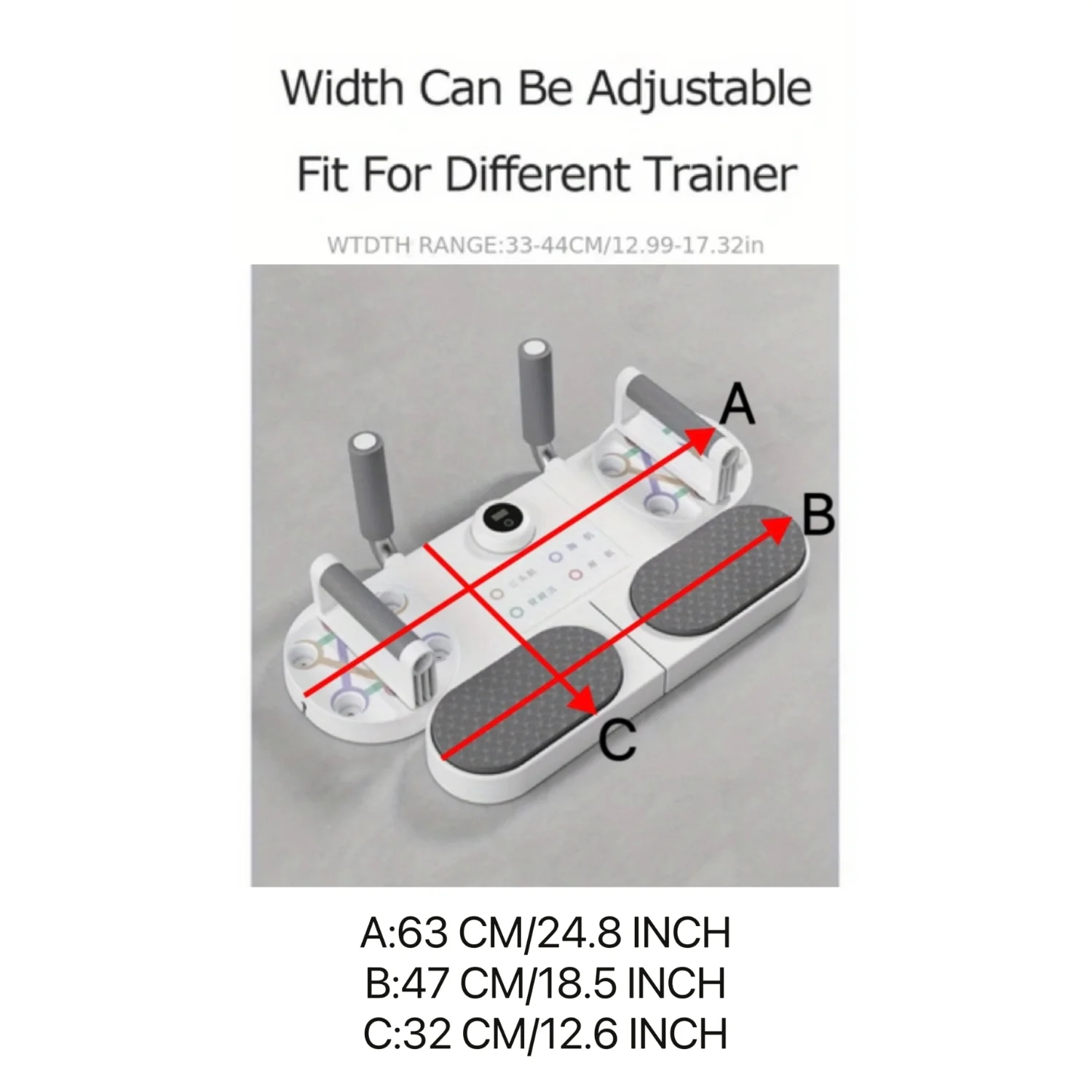 1pc Fitness Push-up Board With Timer-Professional Muscle Exercise Equipment for Home Workouts