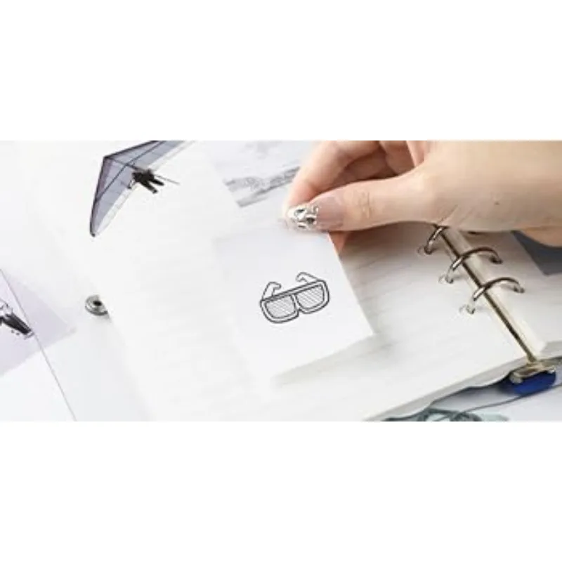 Thermal Printer Paper Rolls 2.08",53mm*6.5m,White No-Sticky Receipt Printer Paper For T02 M02 M03 M832 M834 M835 Thermal Printer