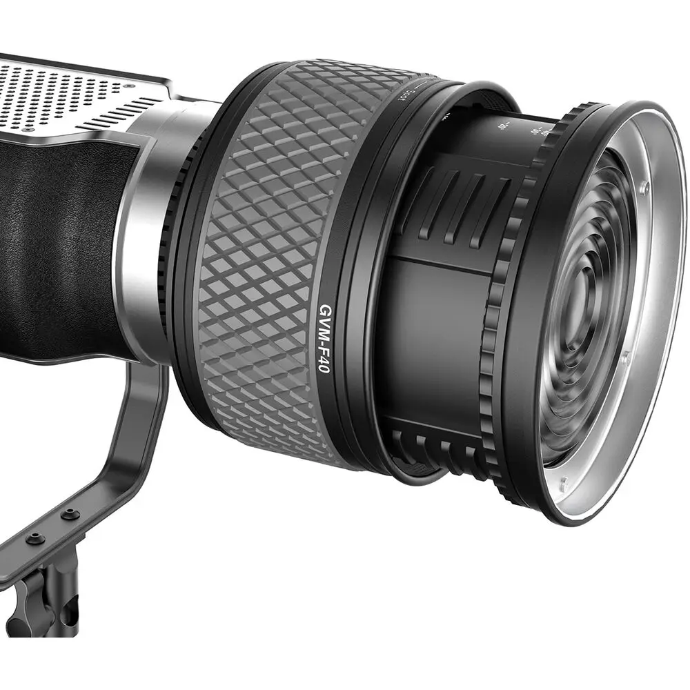 GVM F40 Fresnel Attachment for LED Light Spotlight Brightness Improve Compatible