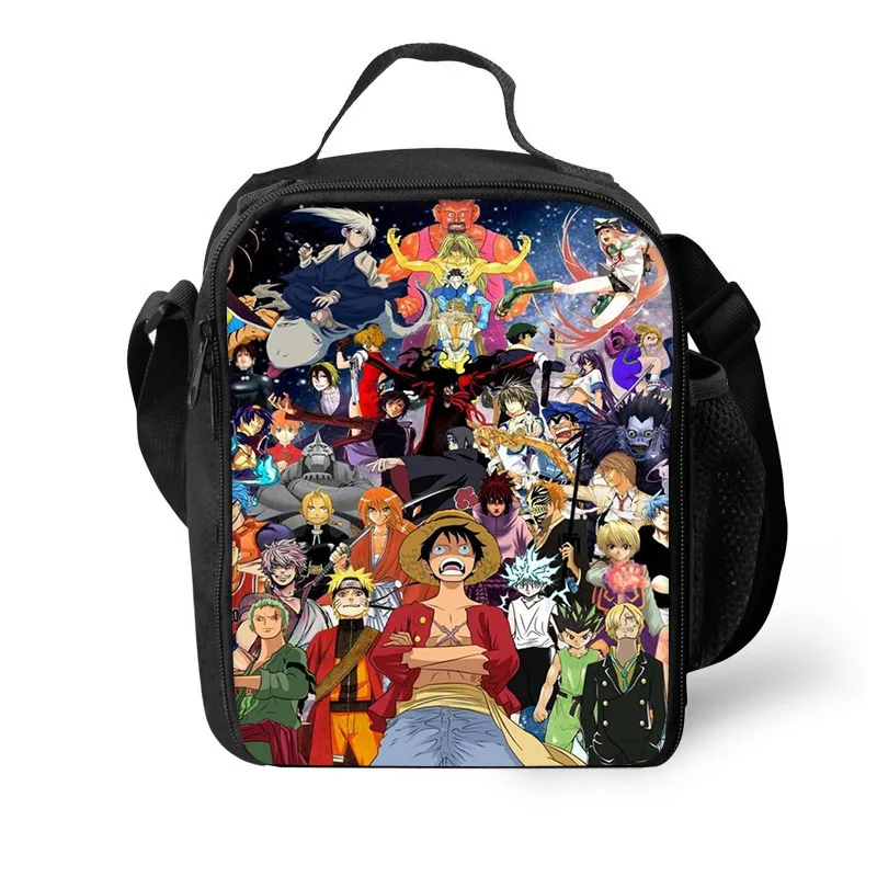 

Цельный студенческий обеденный мешок, персонализированная сумка на одно плечо для пикника для мальчиков и девочек, сумка через плечо большой вместимости