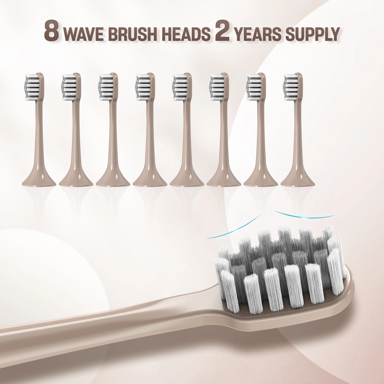 Sejoy Sonic Electric Toothbrush Set Teeth 4 Models Whitening Dental Cleaning IPX7 Waterproof Electronic Tooth Brush 8 Heads 2