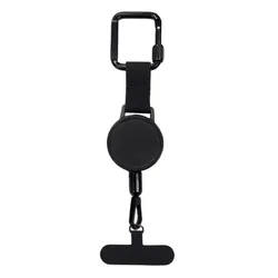 Retractable Anti - Theft Smartphone Safety Tether with Belt Clip and Telescopic Spring Lanyard (1PC)