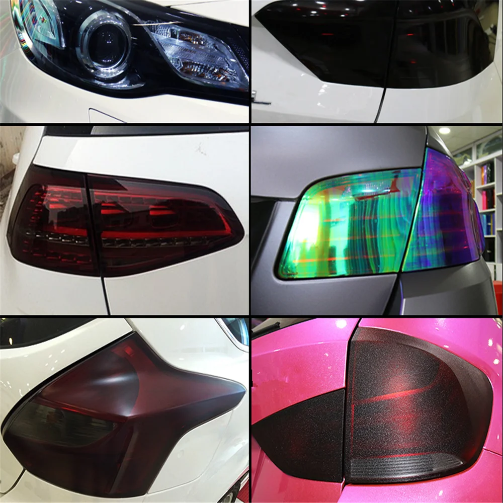 자동차 색상 변경 보호 필름 미등 닛산 Qashqai j11 Juke X-trail T32 Tiida 참고 Almera Primera Pathfinder