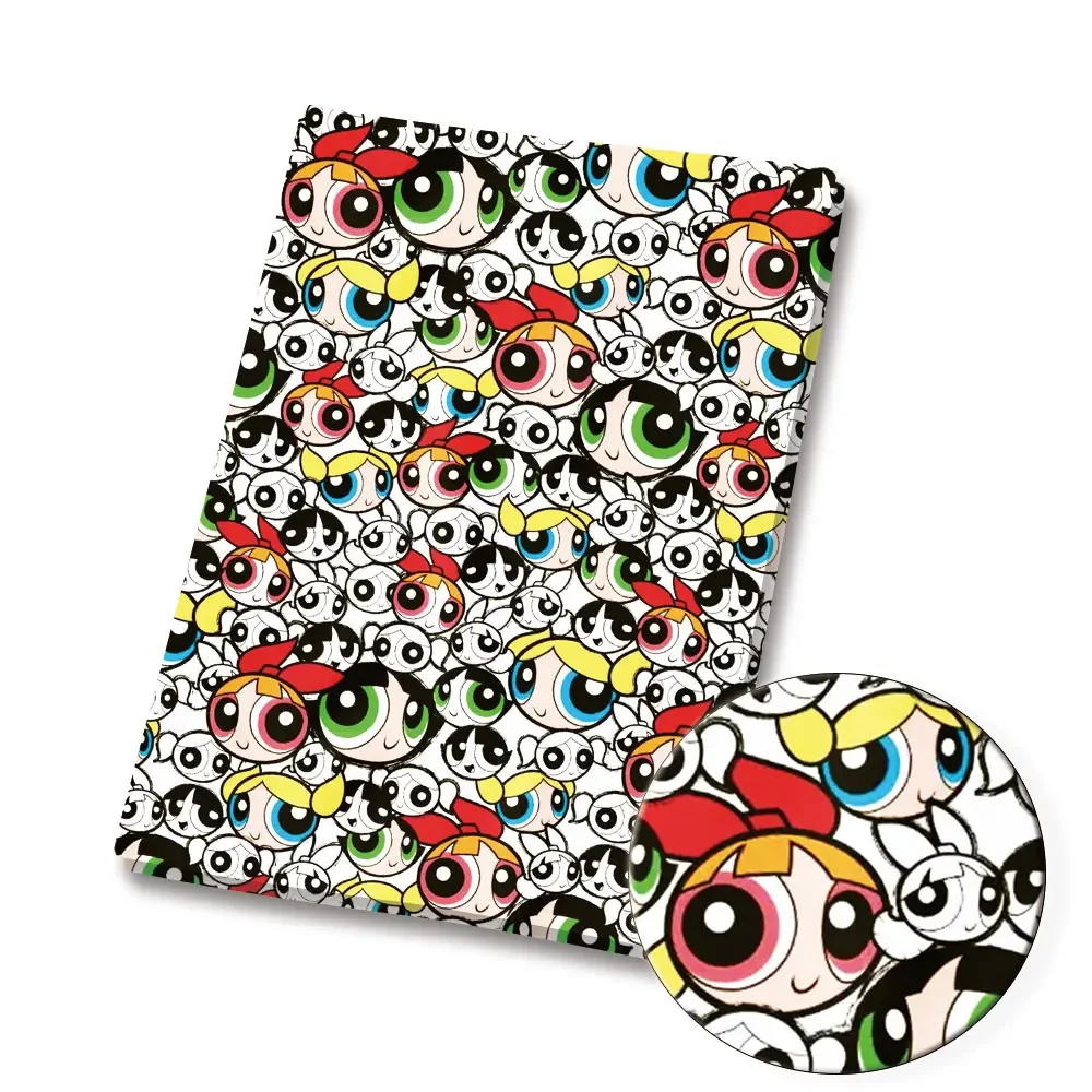 Cartoon Fabric Handmade Sewing Patchwork Quilting Baby Dress Home Sheet Printed Fabric Sewing Kids Fabri 140*50cm