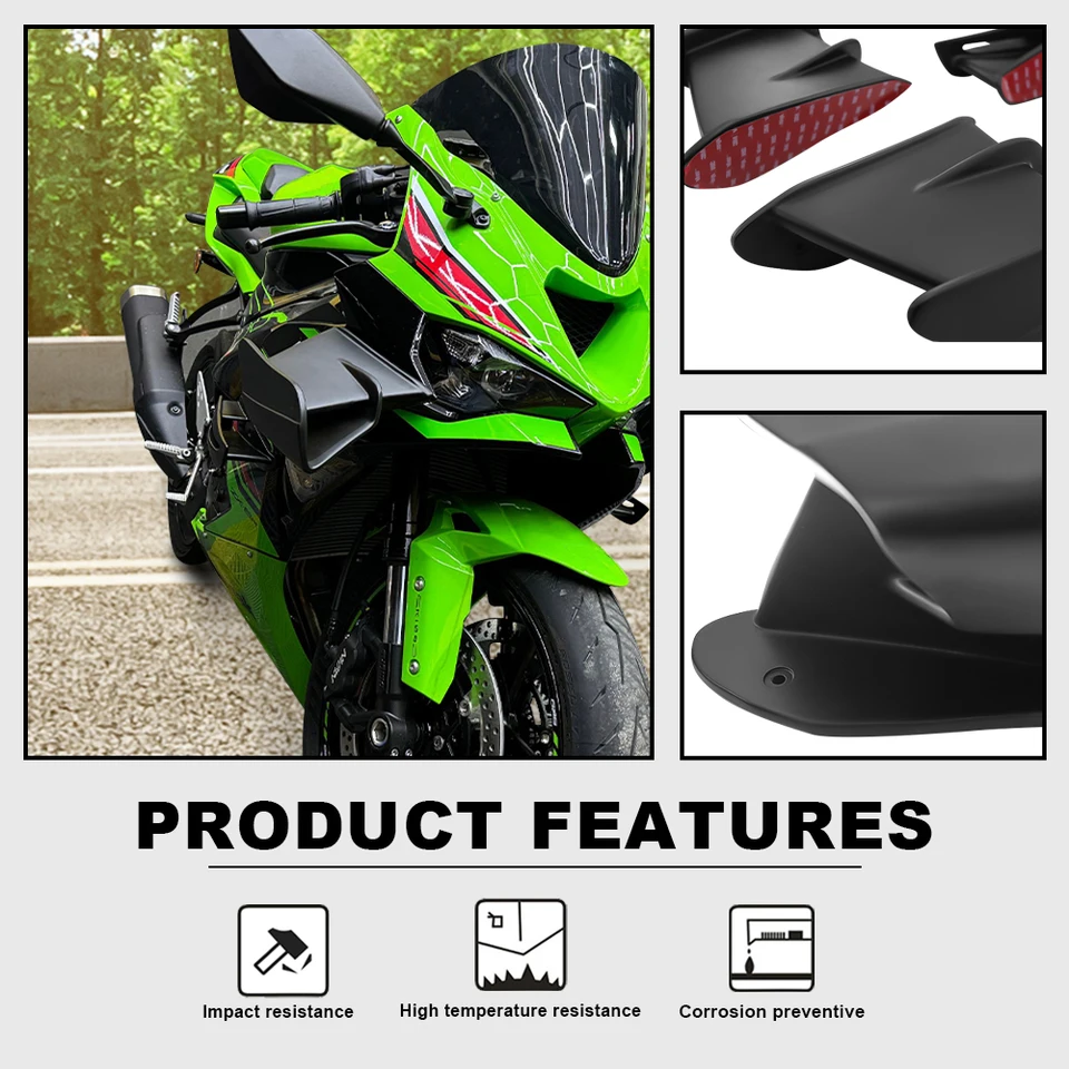 新しい ZX-6R カワサキ ZX-636 ZX6R ZX 6R 2024 ウイングレット同じ