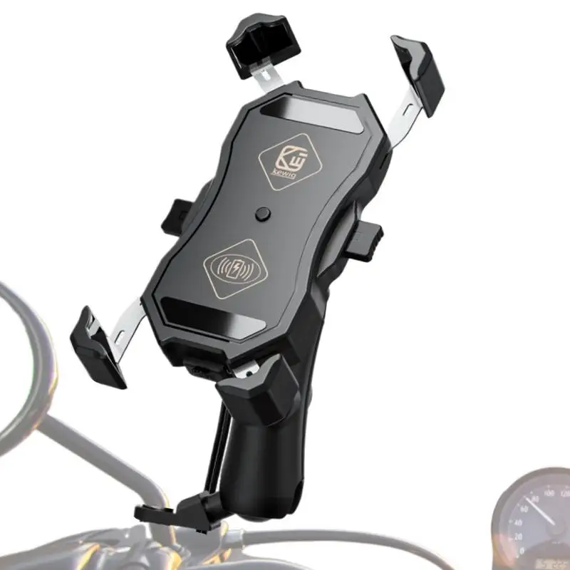 

Wireless Motorcycle Phone Charger Waterproof Wireless Charging Phone Mount Bike Phone Charger Secure Cell Phone Holder Cradle