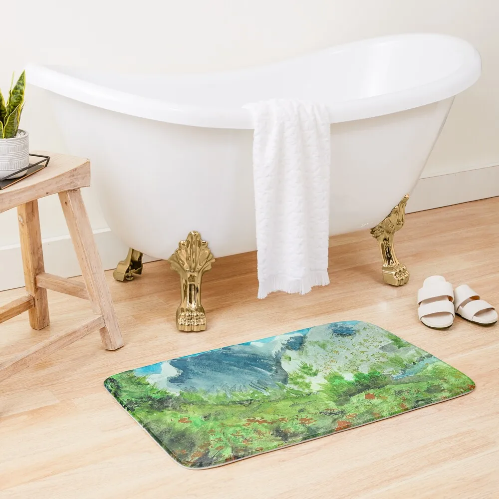 

Rise Up Bath Mat Absorbent Rug Carpet For Home Entrance Bathroom Accessory Mat