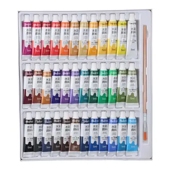 Per adulti Acquerello Tubi da 0,17 Fl Oz Colori vivaci Colori ad acqua da 5 ml Tubi per acquerello Materiali artistici