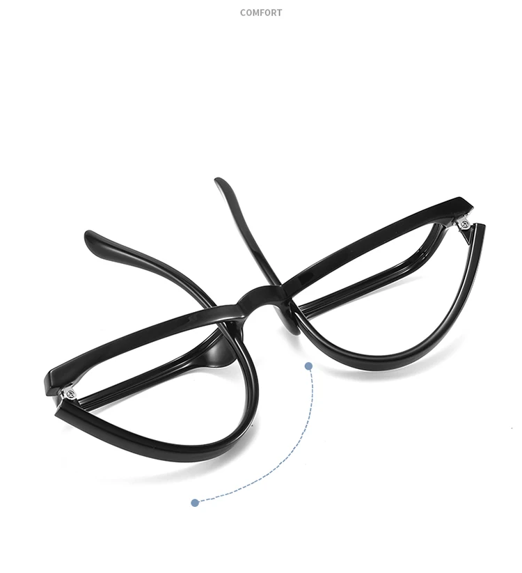 BCLEAR Neuerscheinung Unisex Kleine TR90 Optische Brillenfassung Ultraleicht Bequem zu Tragen Trendige Brillen – Detail 3