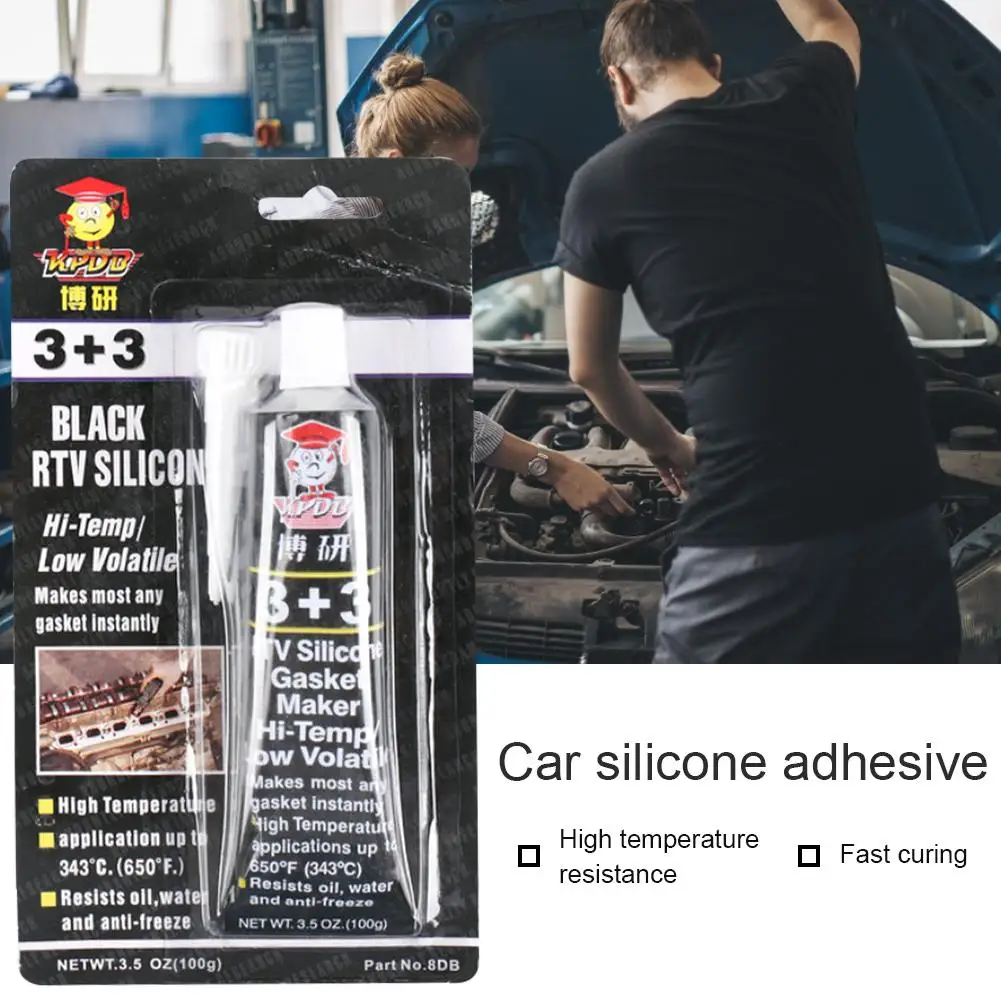 3 + 3 High Temperature Silicone Adhesive Sealant Non adhesive Gasket