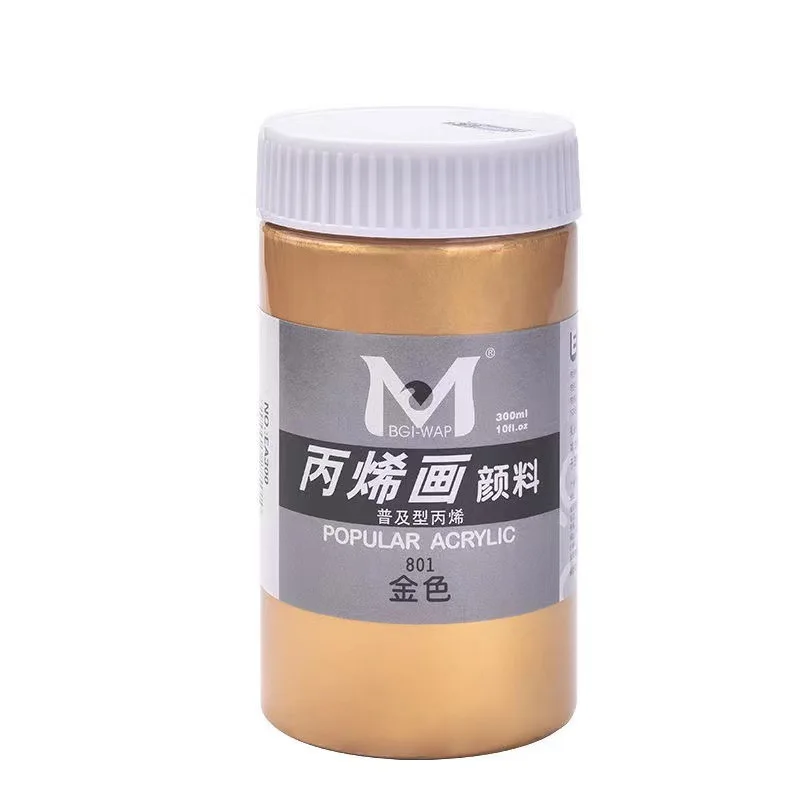 Gold Acrylic Paint for Wall Painting and Restoration