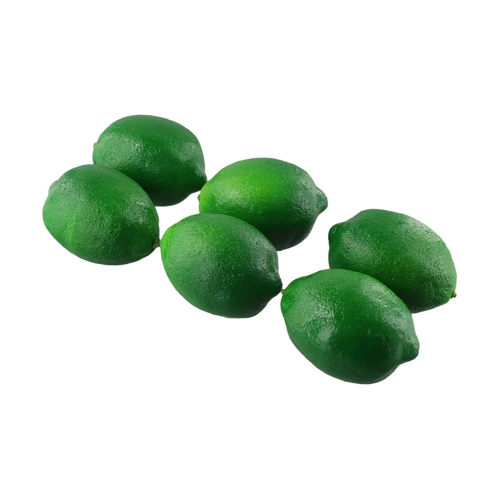 Lifelike Limes Lemon Artificial Plastic Fake Fruit Imitation 6Pcs Home Decors Home Kitchen Party Decoration Simulation Limes artificial fruits and vegetables