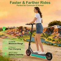 Trottinette Électrique 365GO PRO AOVOPRO Nouvelle Version 2026 Améliorée 350W Super Puissance Pliable Double Frein 31KM/H Autonomie 5-28KM 2
