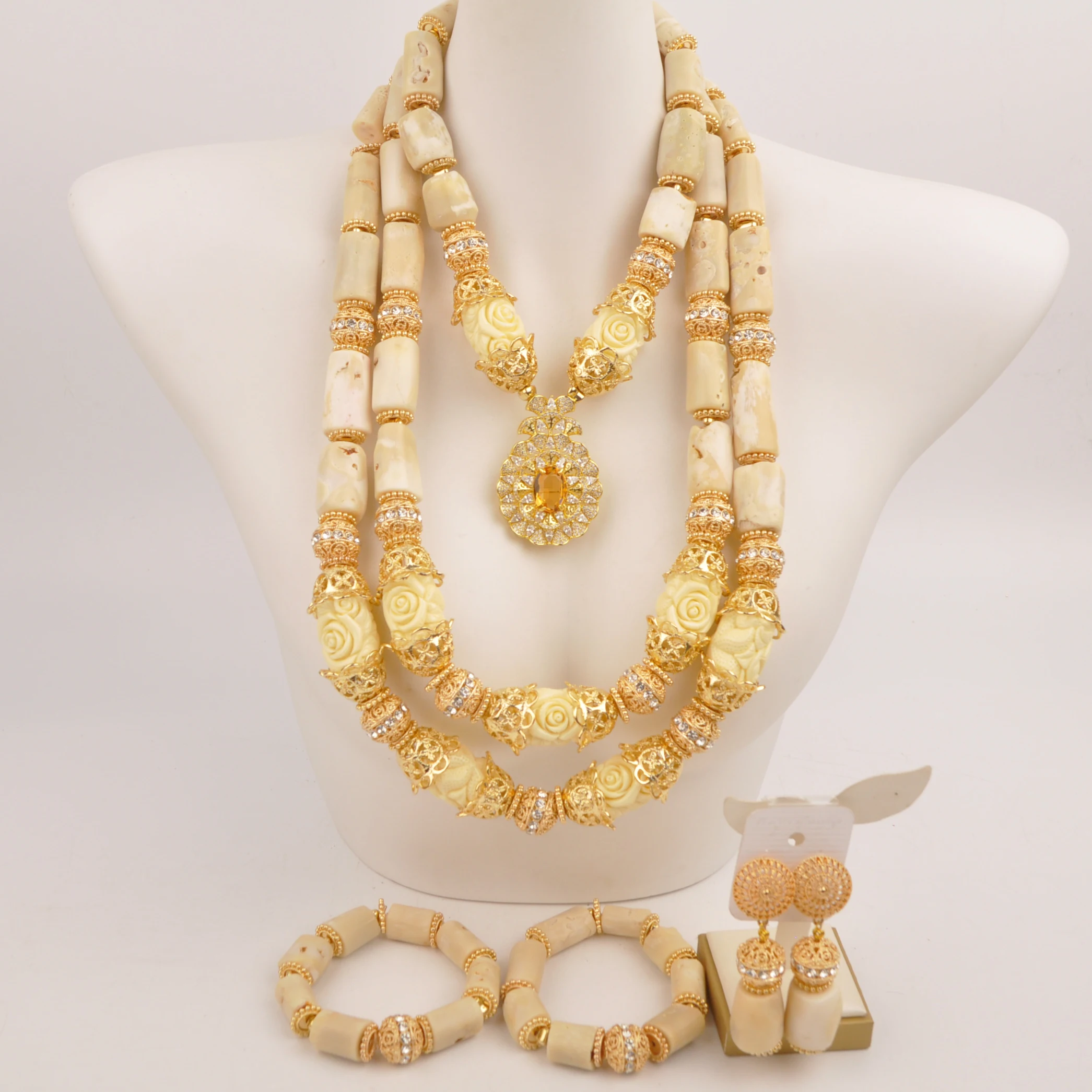 real-white-coral-necklace-african-beads-jewelry-set-for-women