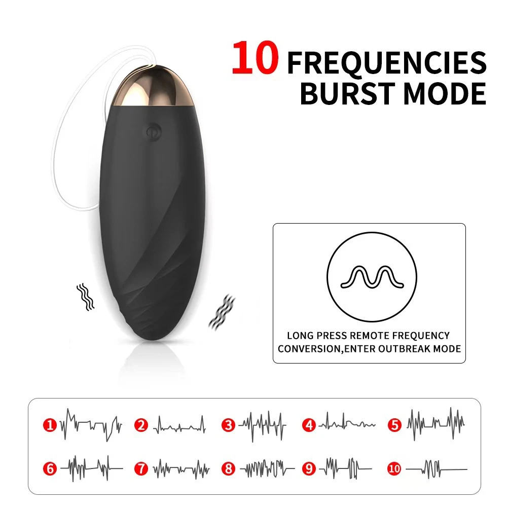 Vibrating Sex Toys Powerful Vibrating Bullet Love Egg Wireless Remote Control for Women